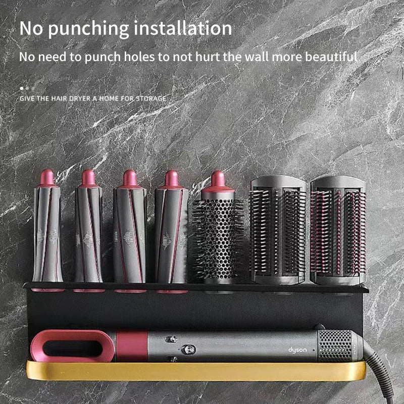 Dyson Hair Dryer & Airwrap Organizer Rack - Wall Mountable!