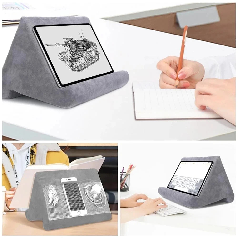 Plush Pillow Tablet Holder