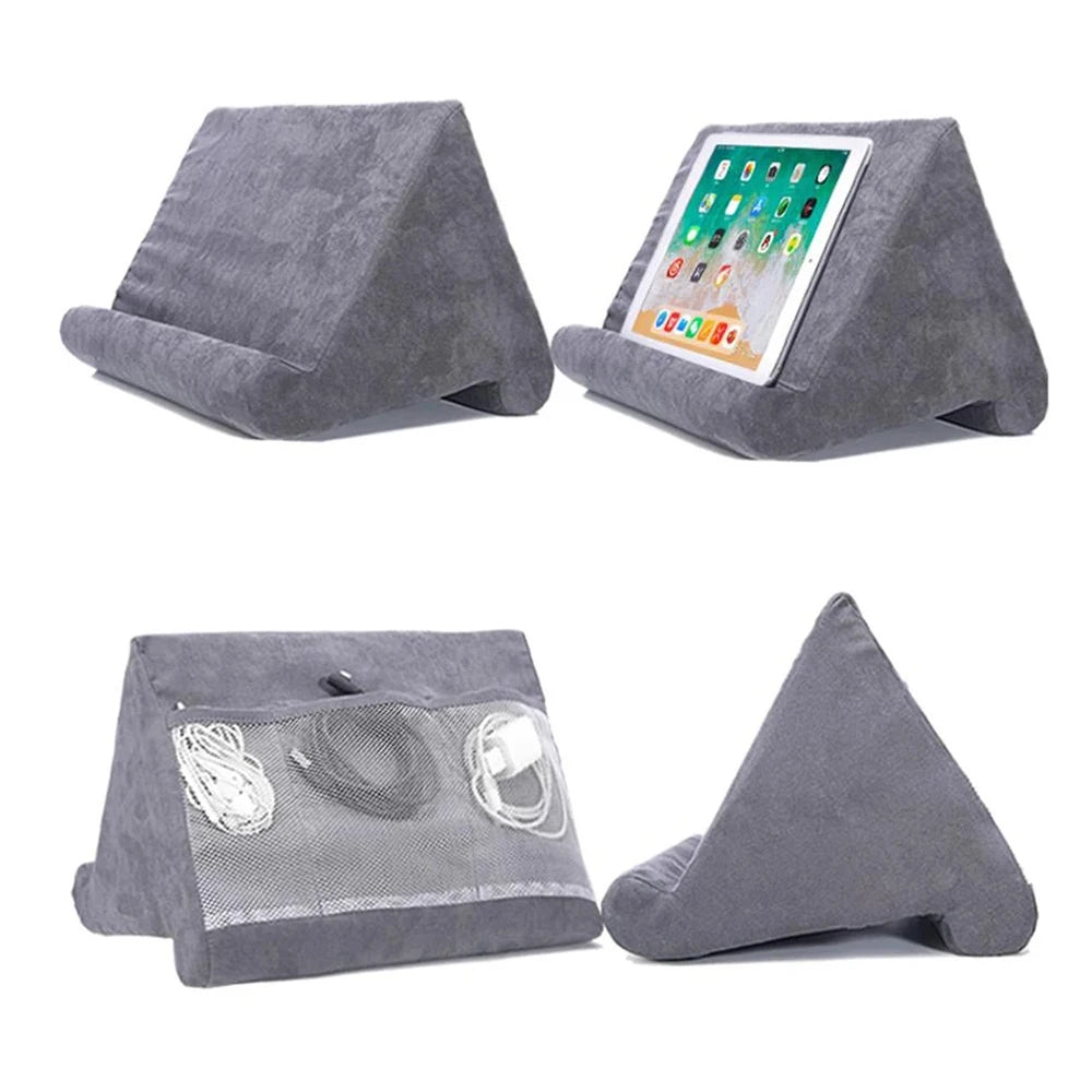 Plush Pillow Tablet Holder